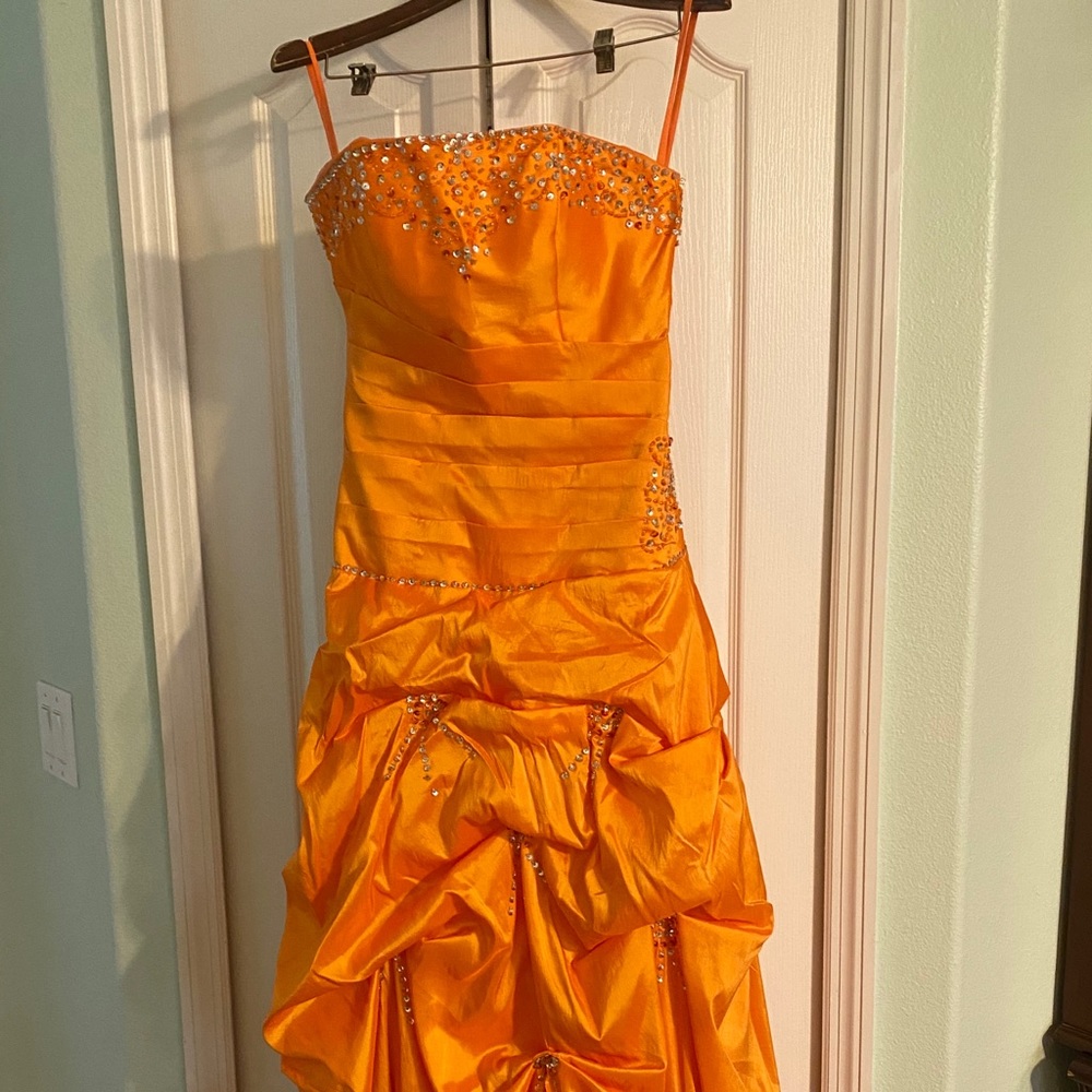 Orange Sweet 16 Dress